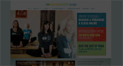 Desktop Screenshot of eternalhealthyoga.com